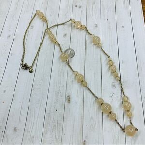 J Crew Glass Bead Station Necklace‎